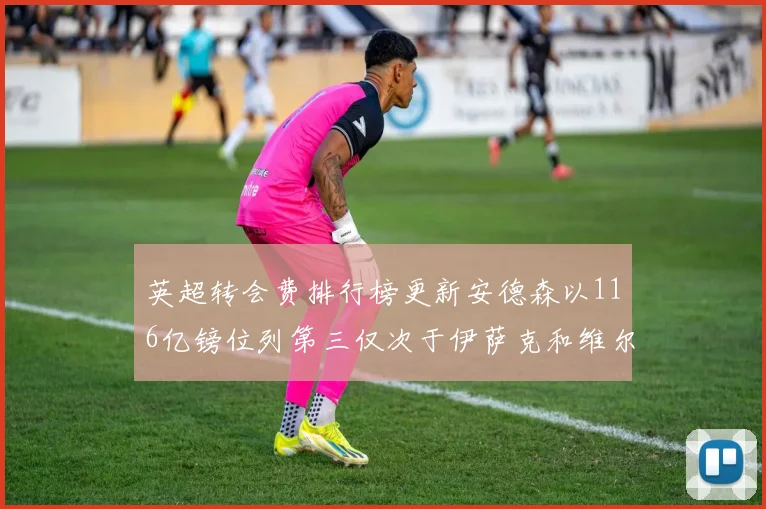 英超转会费排行榜更新安德森以116亿镑位列第三仅次于伊萨克和维尔茨